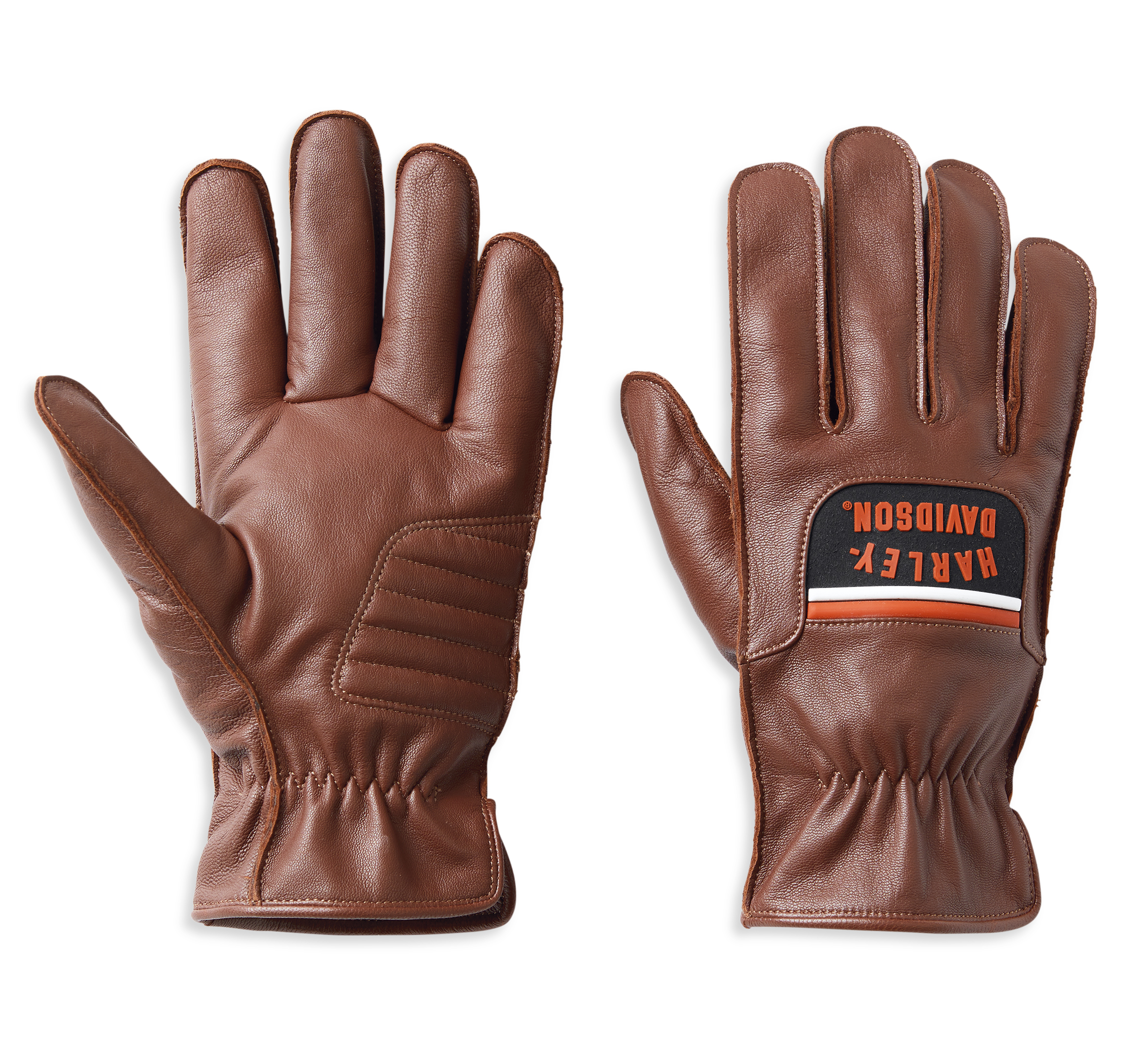 98102-21EM Large Harley Davidson Men's Brawler Leather & Textile Gloves